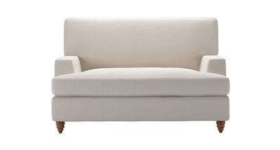 Isla Loveseat Sofabed in Taupe Brushed Linen Cotton - sofa.com