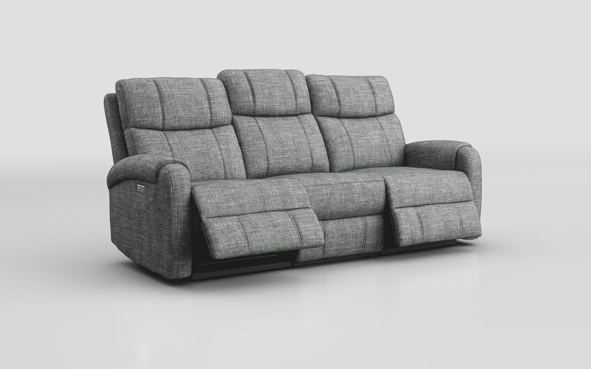 Fabric Calisese 3 Seater Power Recliner Sofa