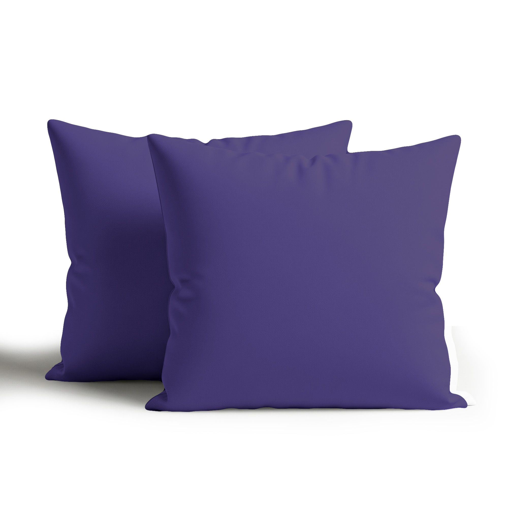 Snug City Waterproof Outdoor Garden Patio Cushion Cover & Inner Square Pack Of 2 in Purple