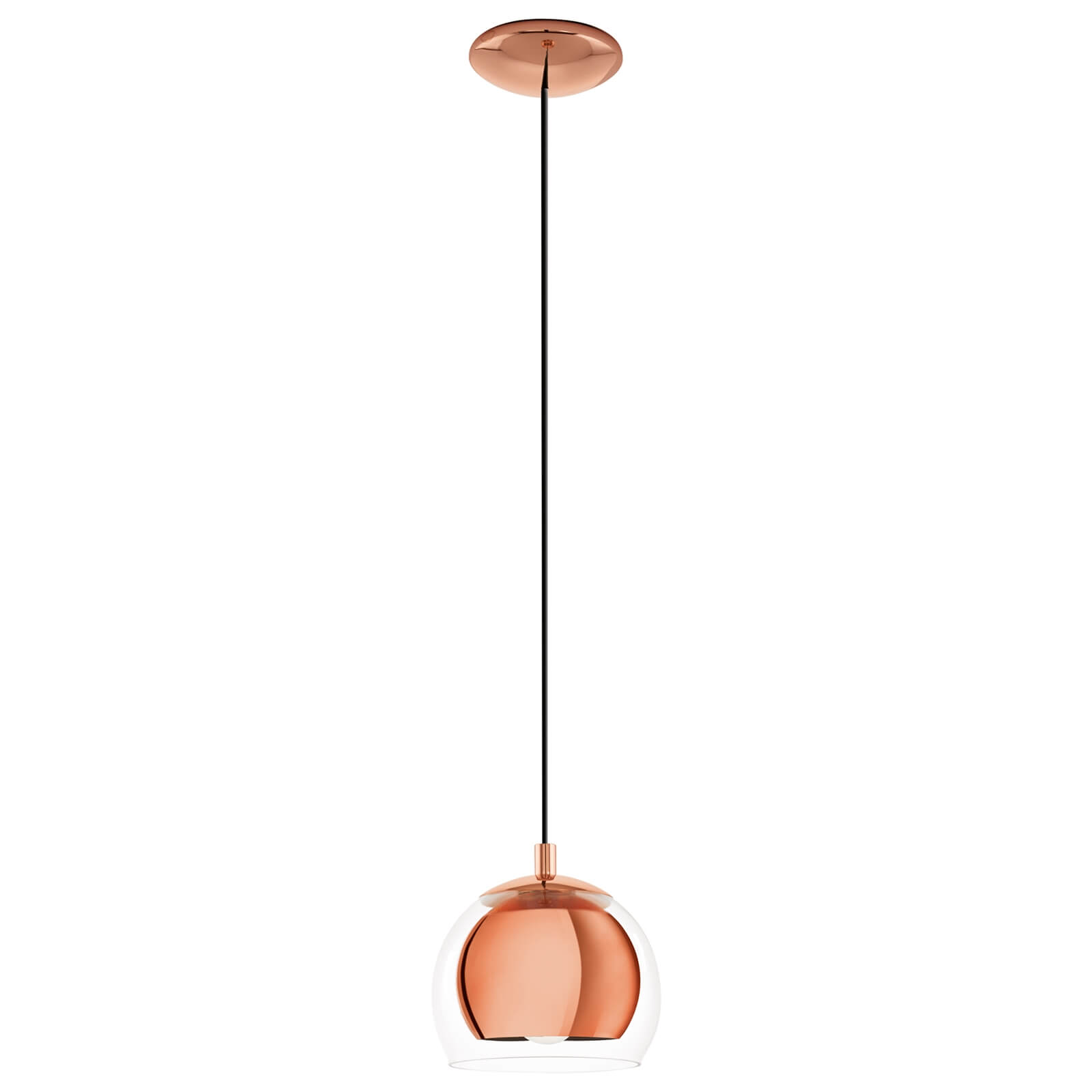 Eglo Rocamar 1 Light Pendant Light - Copper