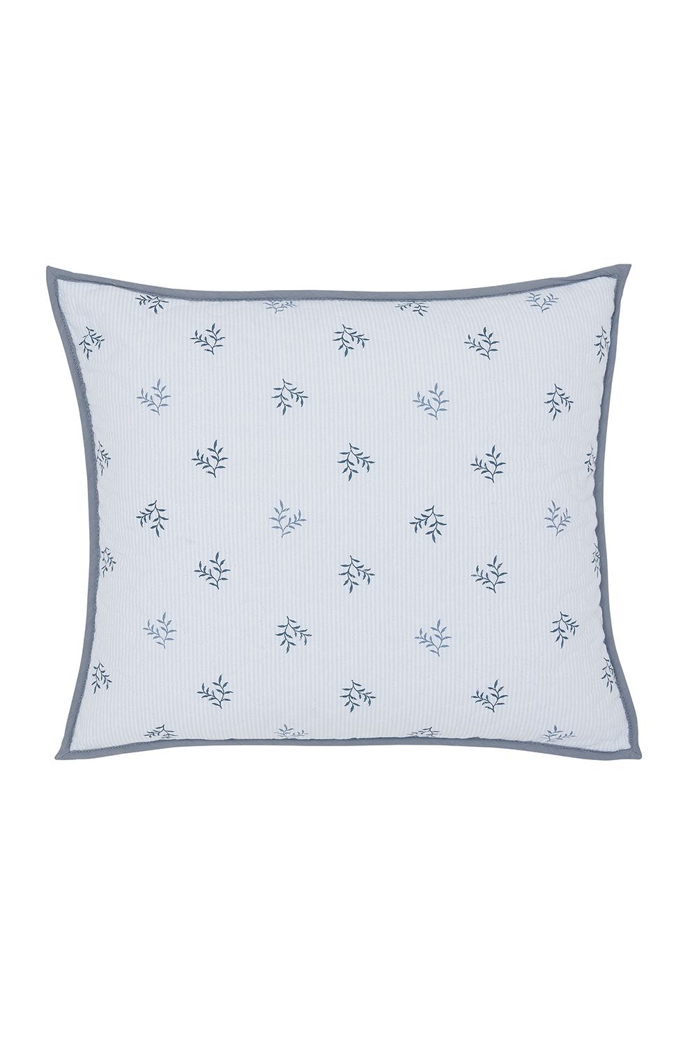 Murmur 'Thalia' Cotton Cushion in Blue