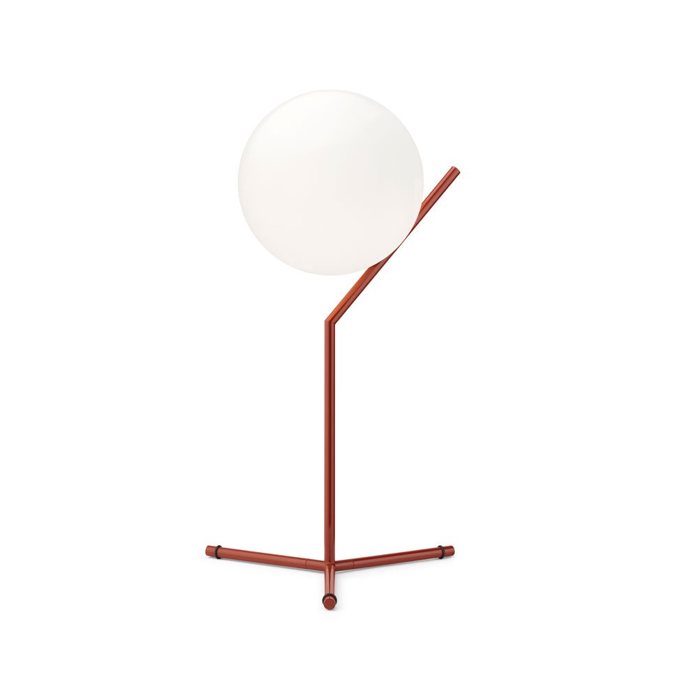 Flos IC T1 High Table Light Glossy Red Burgundy