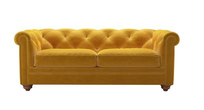 Patrick 2.5 Seat Sofabed in Butterscotch Cotton Matt Velvet - sofa.com