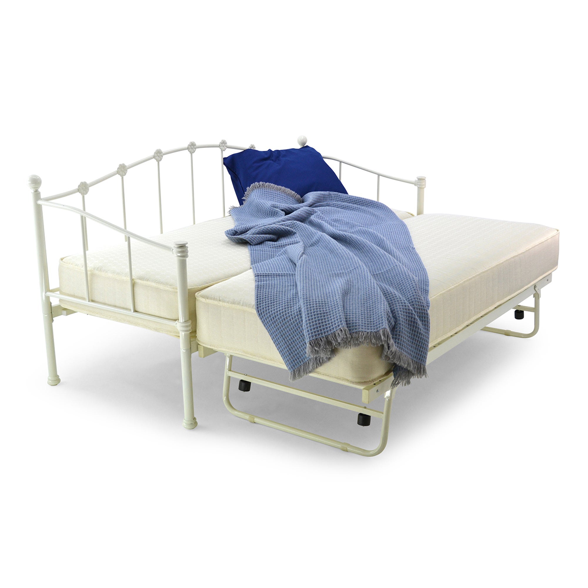 Paris White Single Day Bed White