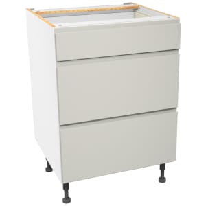 Wickes Madison Gloss Stone Drawer Unit - 600mm
