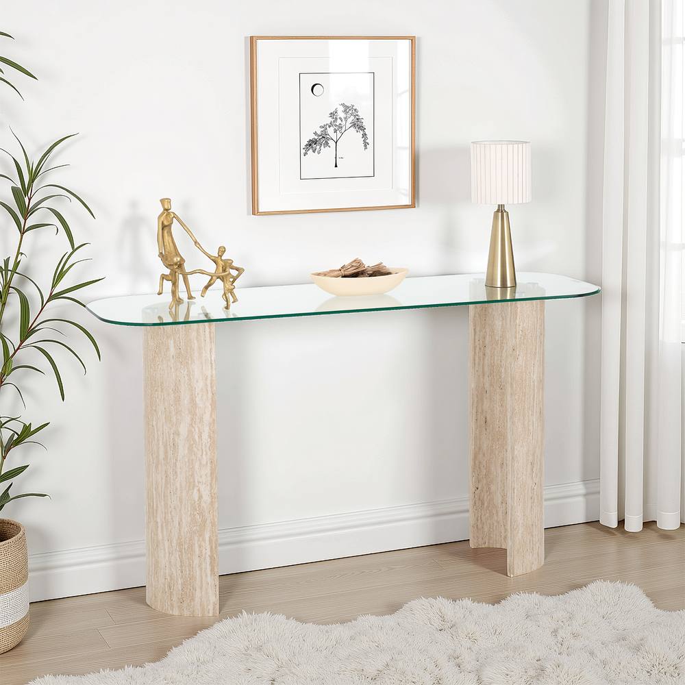 Seconique Modena Console Table in Cream