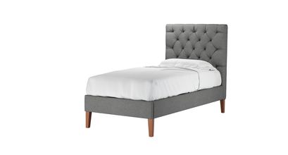 Rosalie 130cm Single Bed in Storm Soft Sustainable Wool - sofa.com