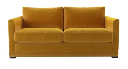 Aissa 2.5 Seat Sofa Bed in Butterscotch Cotton Matt Velvet - sofa.com