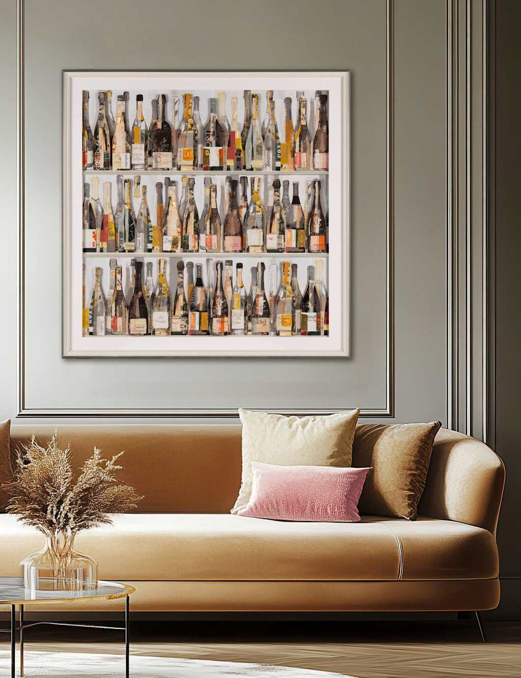 Gallery Direct Wines of the World Square Framed Art Multi