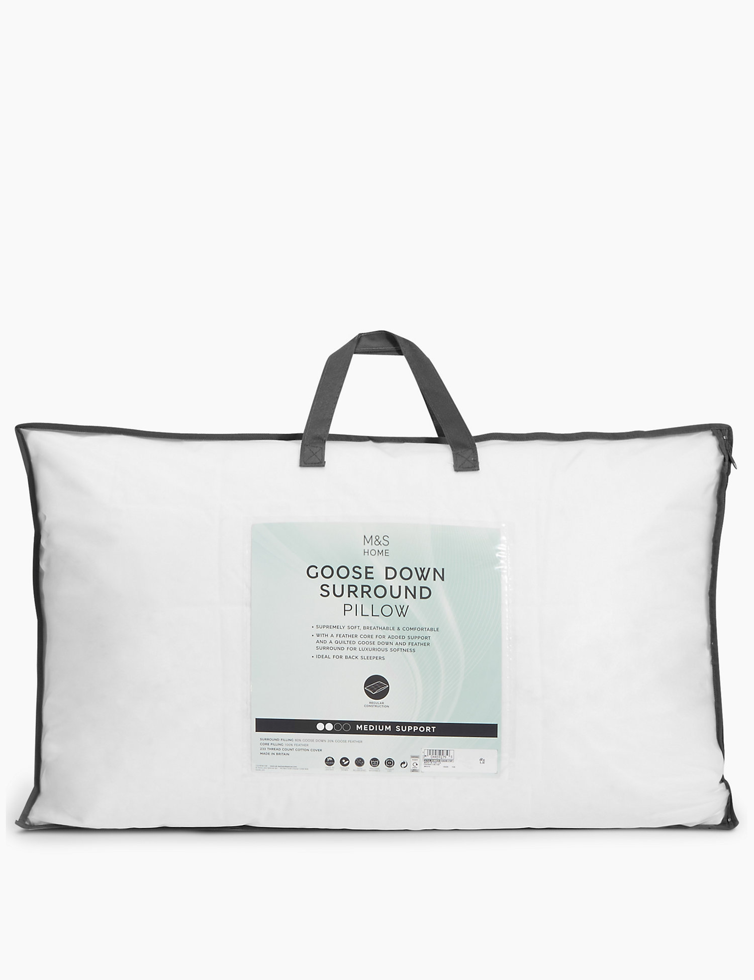 M&S Goose Down Medium Surround Pillow