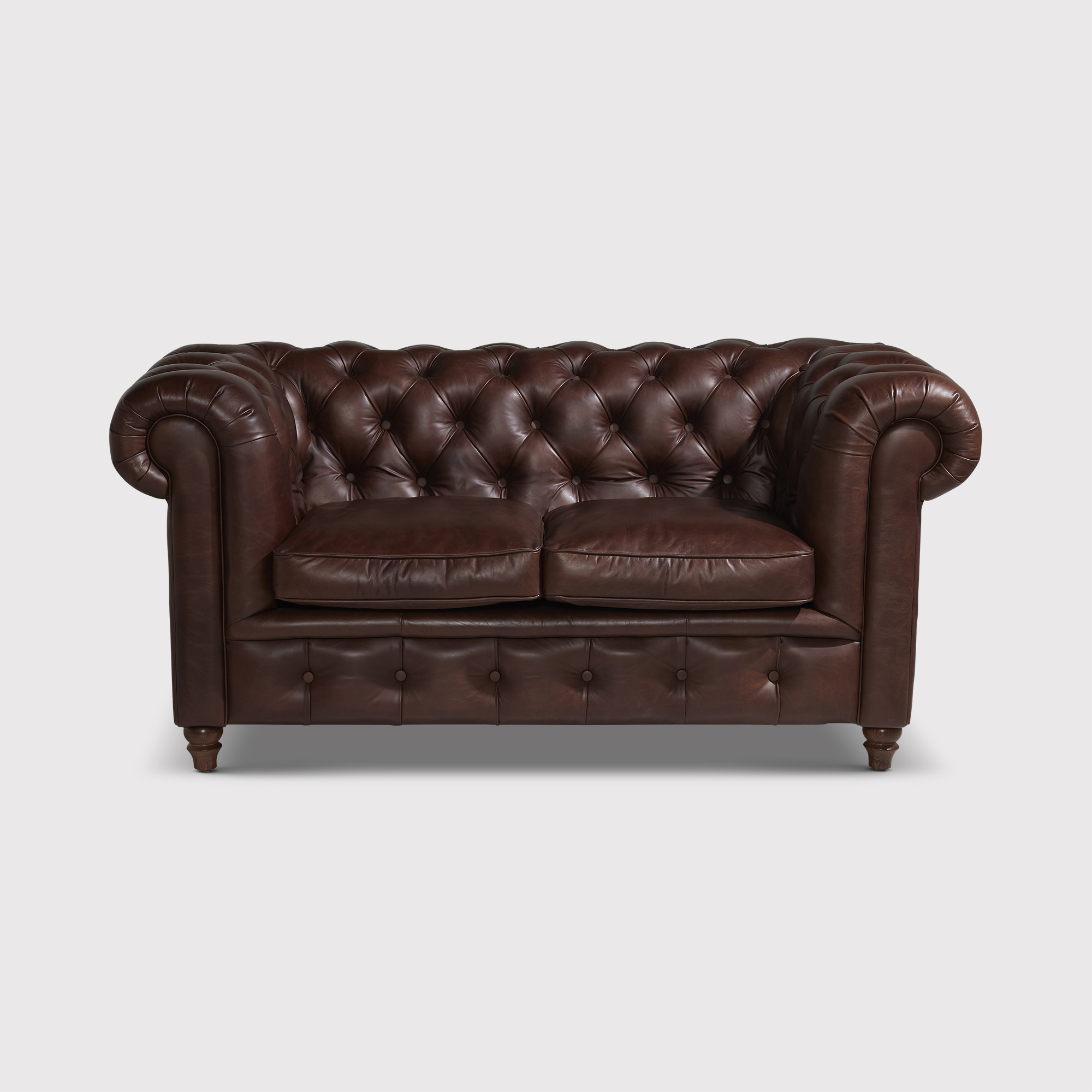 Dalston 2 Seater Sofa, Brown | Barker & Stonehouse