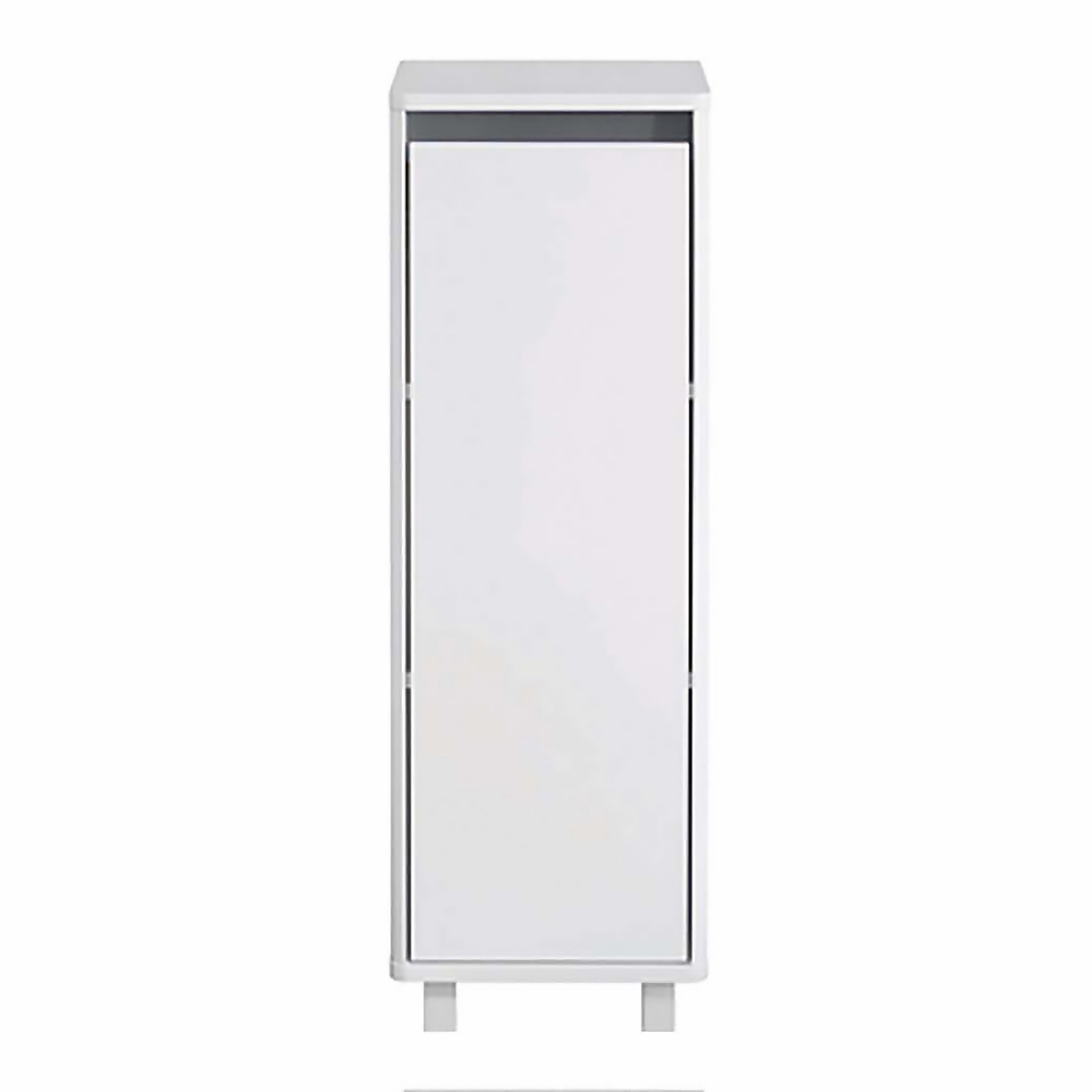 Senna Single Door Bathroom Floor Cabinet - White