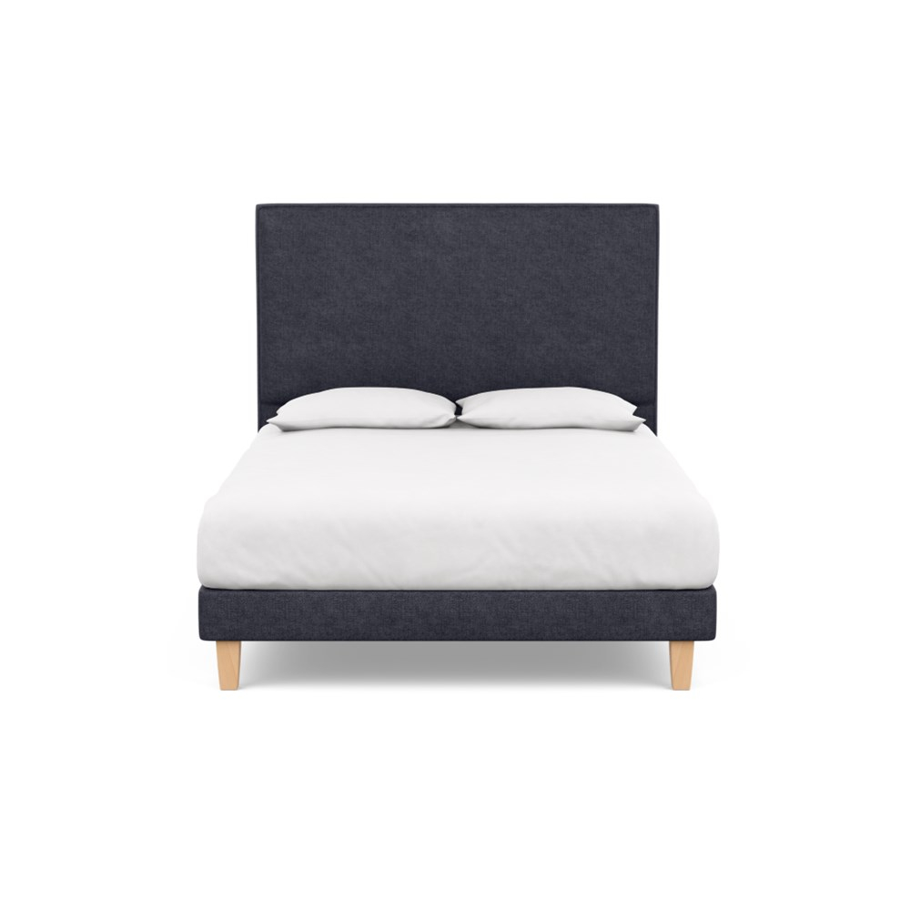 Heal's Heal's Shallow Divan King Texture Soot Light Solid Wood Feet