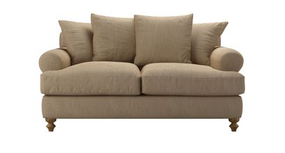 Teddy 2 Seat Sofabed in Flax Pure Belgian Linen - sofa.com