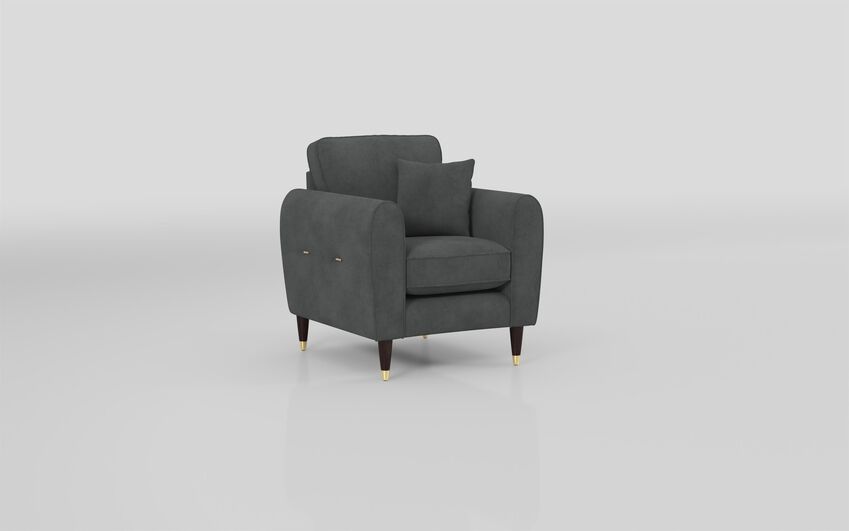 Grey Fabric Newsham Armchair
