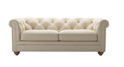 Patrick 2.5 Seat Sofabed in Moon Smart Cotton - sofa.com