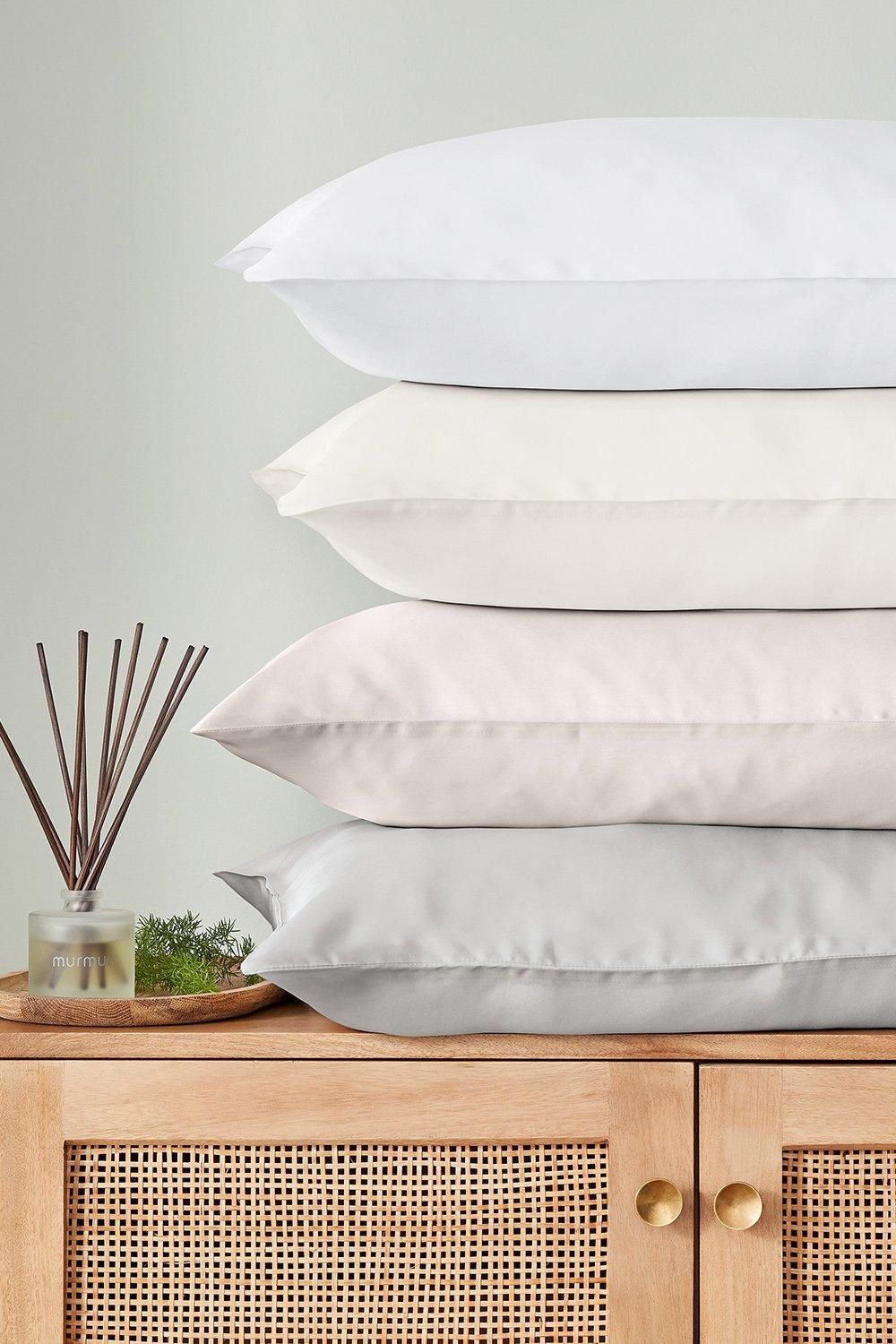 Murmur ' ' Silk Pillowcase in Grey 2