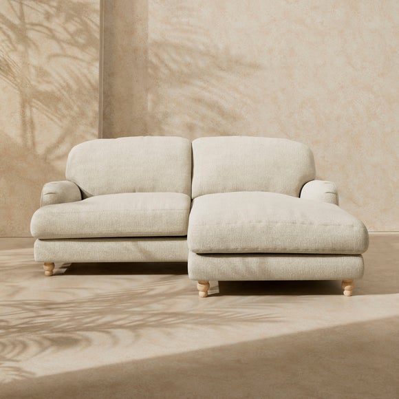 Arthur Waffle Chenille Corner Chaise Sofa