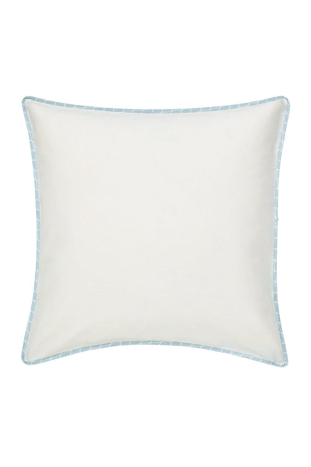 Sanderson 'Paradesia' Cotton Sateen Square Pillowcase in Cream