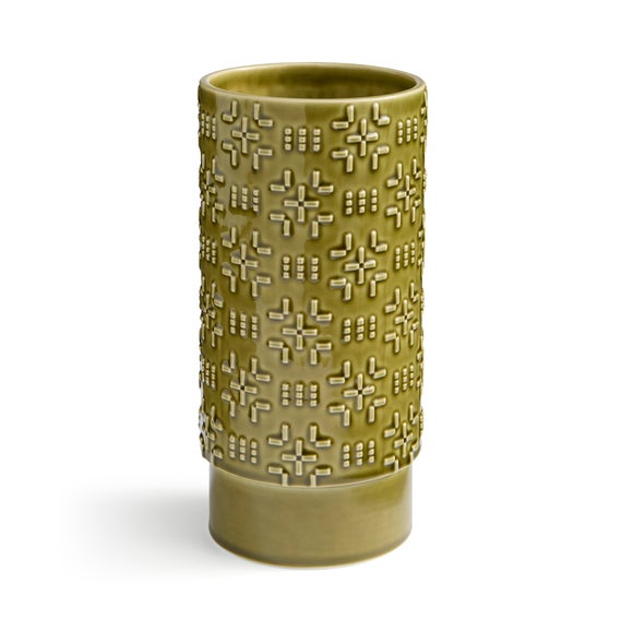 Salvage Yard Blanket Embossed Vase 3