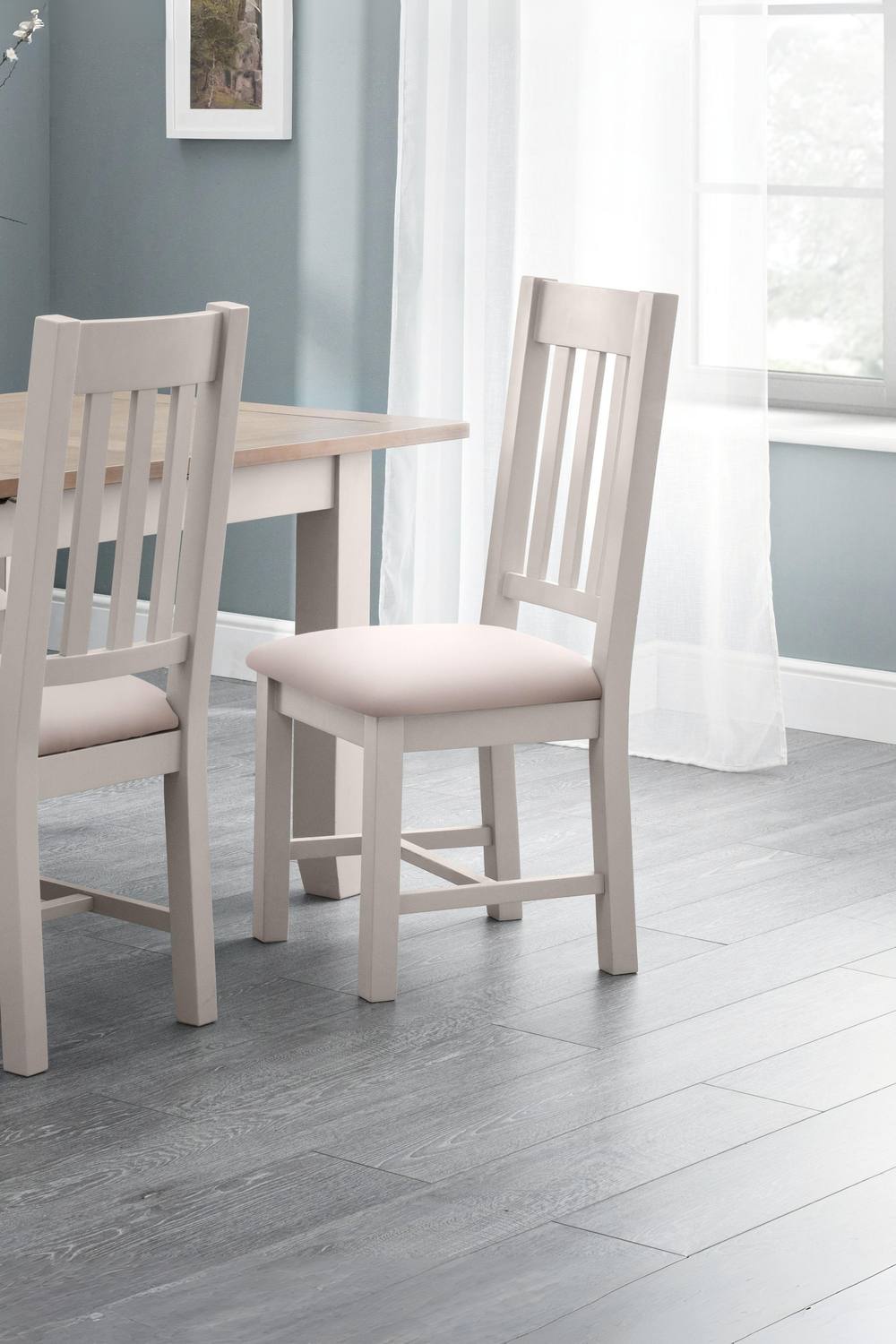 Julian Bowen Richmond Dining Chair (Set of 2) in Light Grey