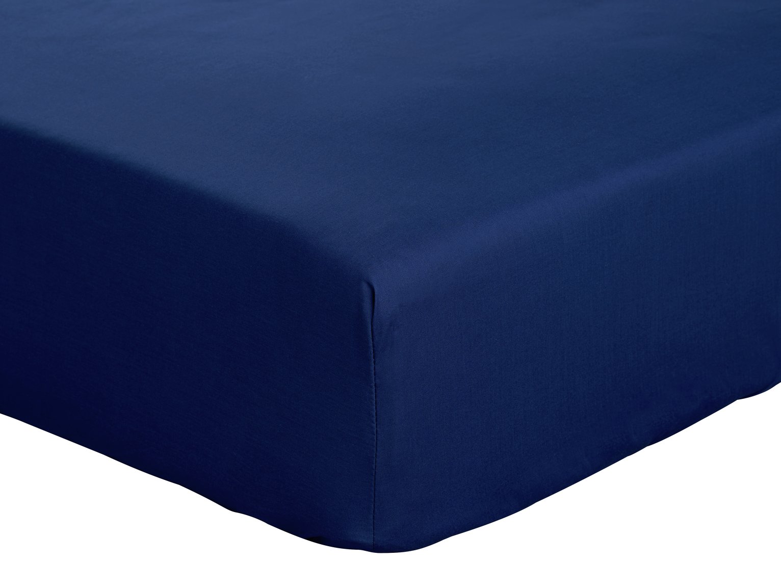Habitat Cotton Rich 28cm Fitted Sheet - Double
