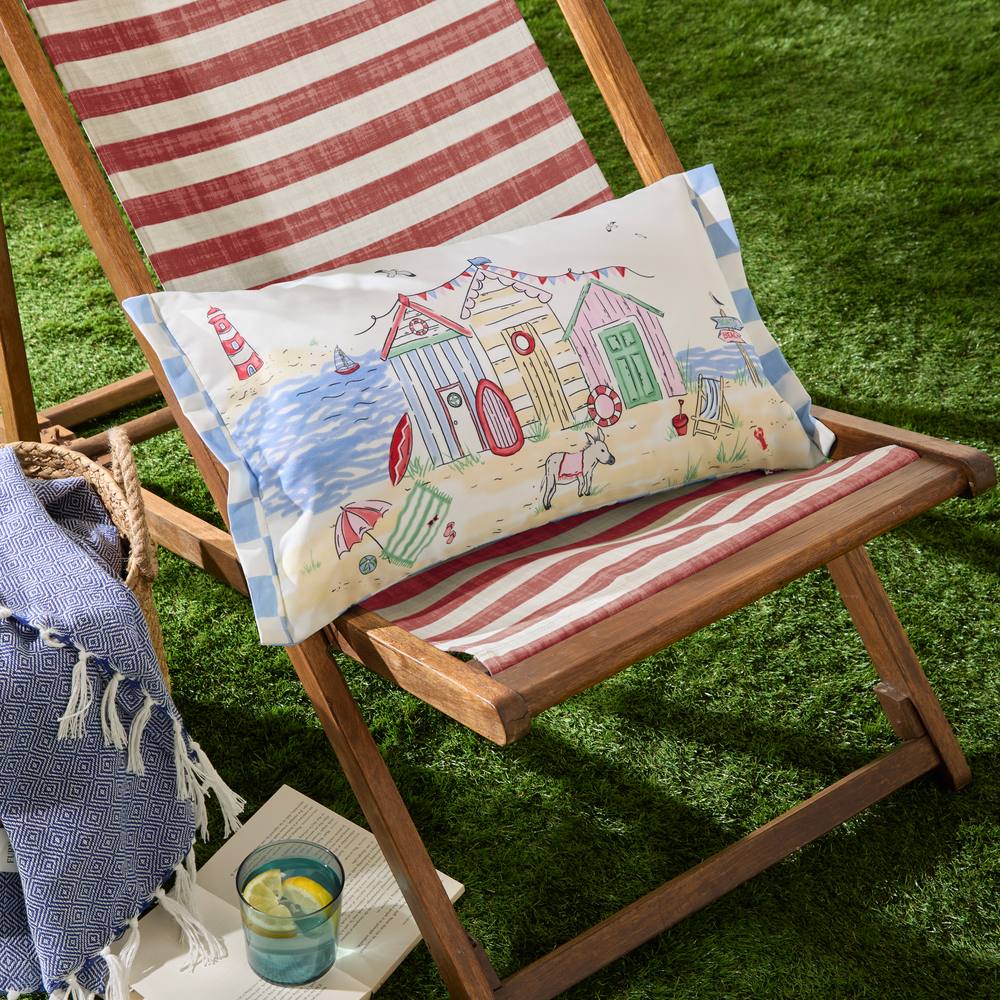 Furn Beach Huts Rectangular Outdoor Cushion
