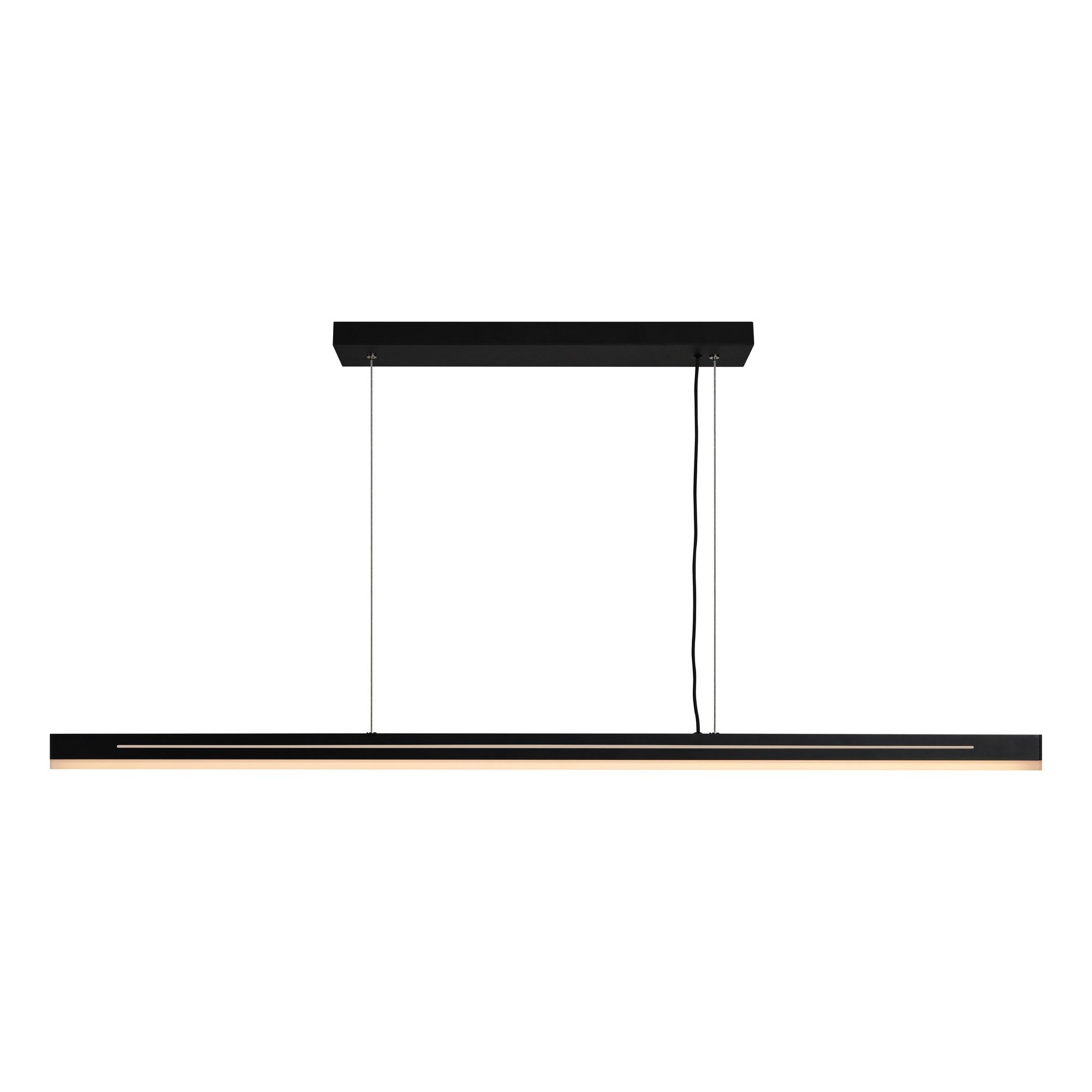 Nordlux Modern Indoor Pendant Light Black Aluminium Sensor Intergrated LED Solar 3-Level Dimming - Mains Powered, IP20