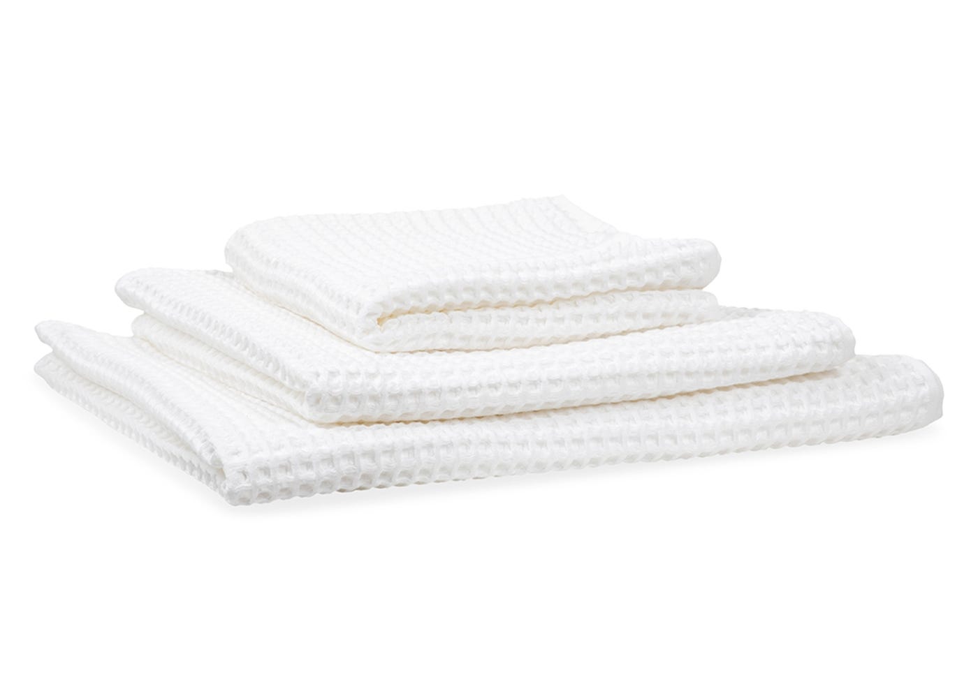 Heal's White Waffle Hand Towel 50 x 100cm