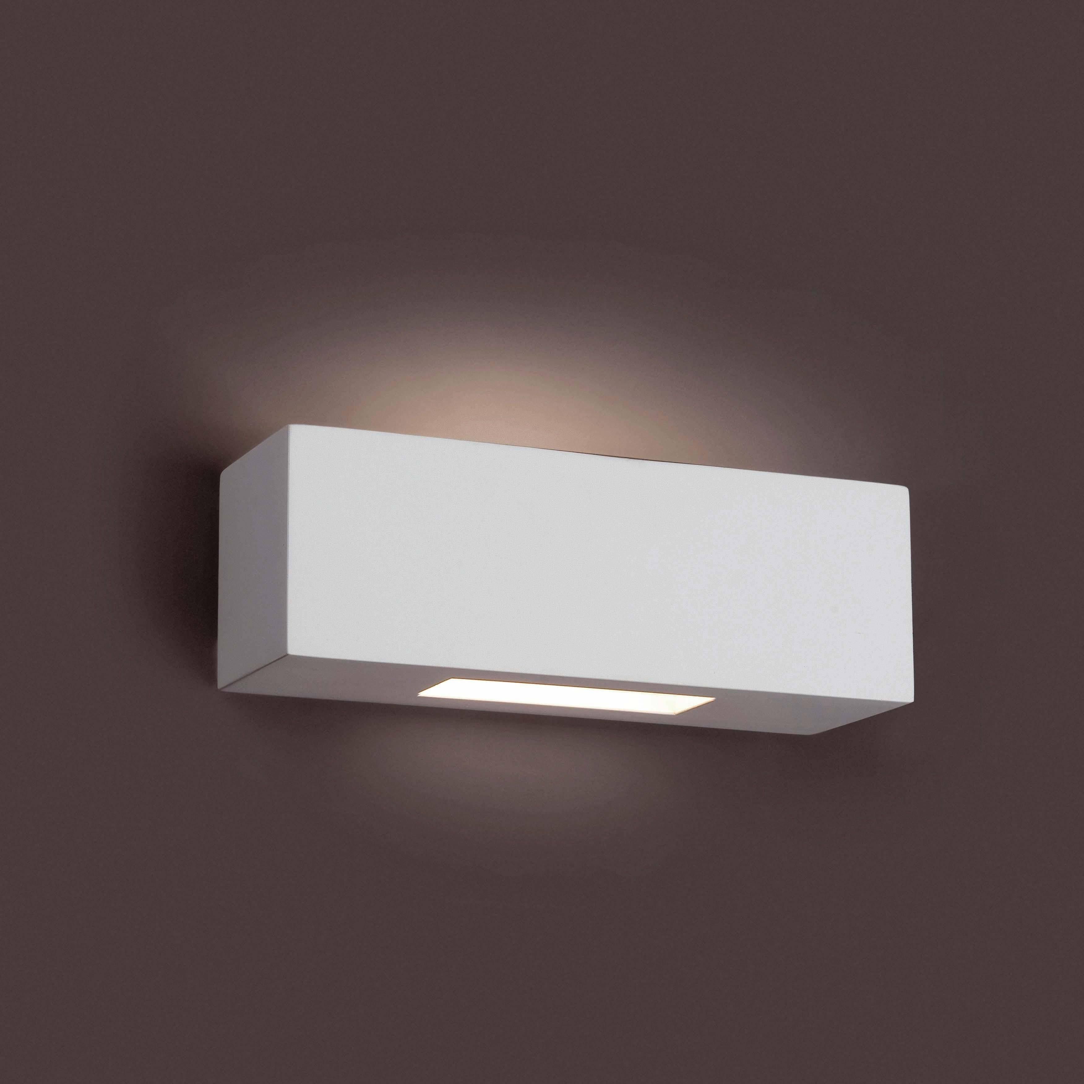 Netlighting Cheras 1 Light Indoor Wall Light White Plaster G9