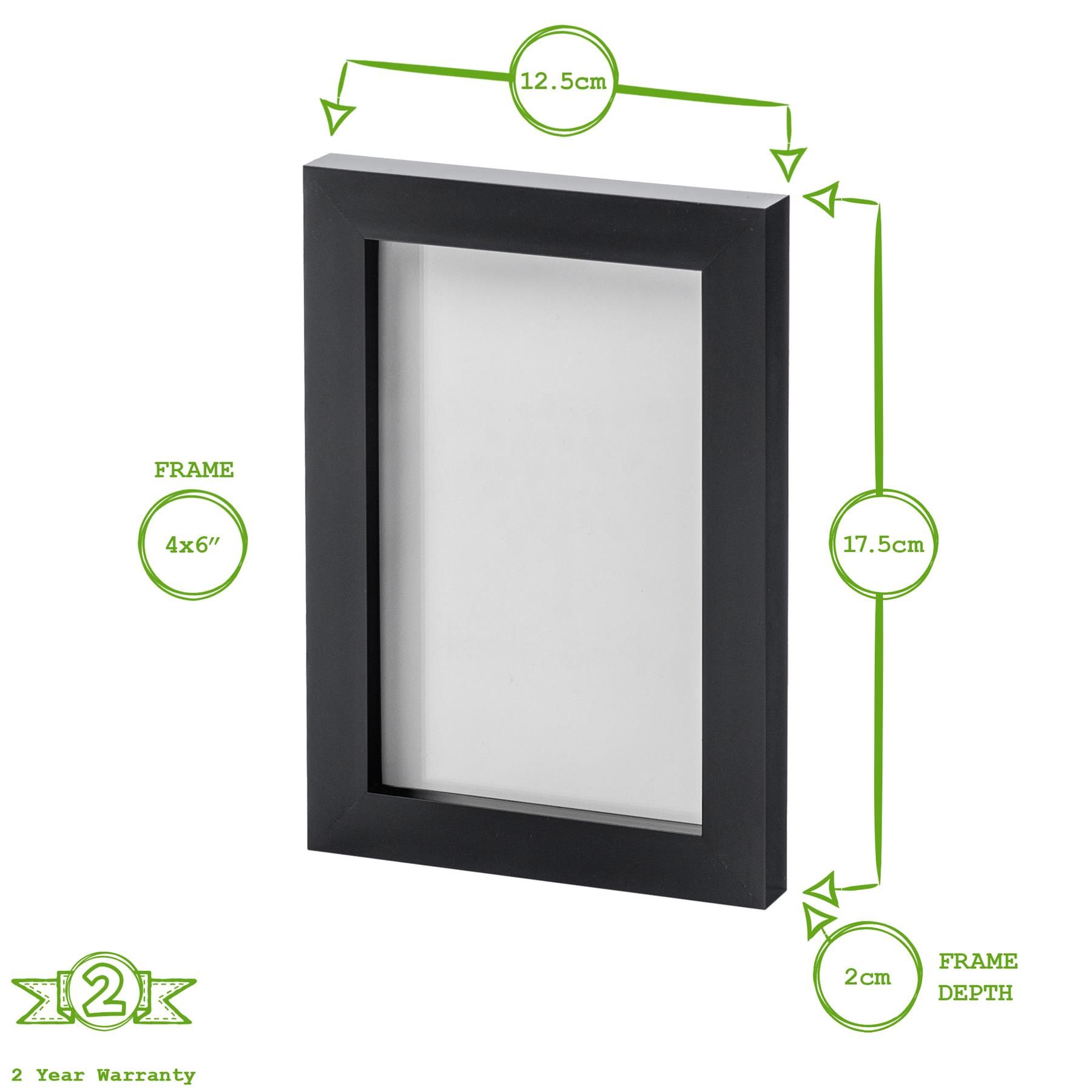 Nicola Spring Photo Frame - 4" x 6" in Grey 3