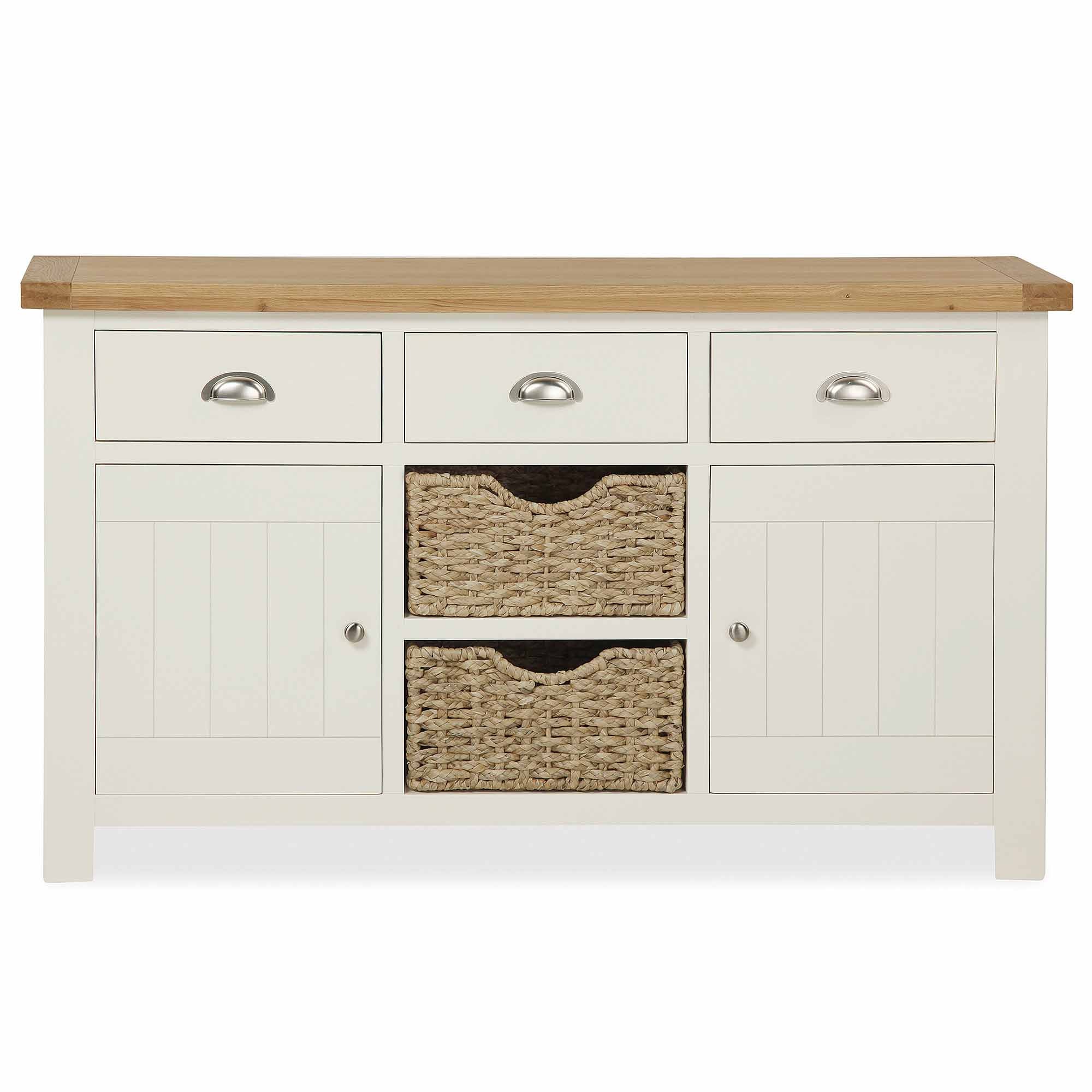 Wilby Cream Large Sideboard White