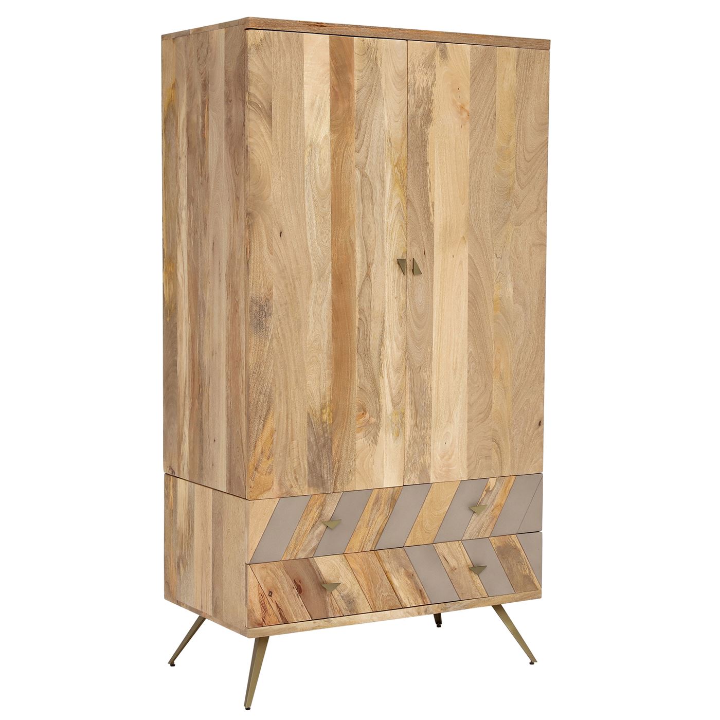 Leif Wardrobe, Natural Mango Wood