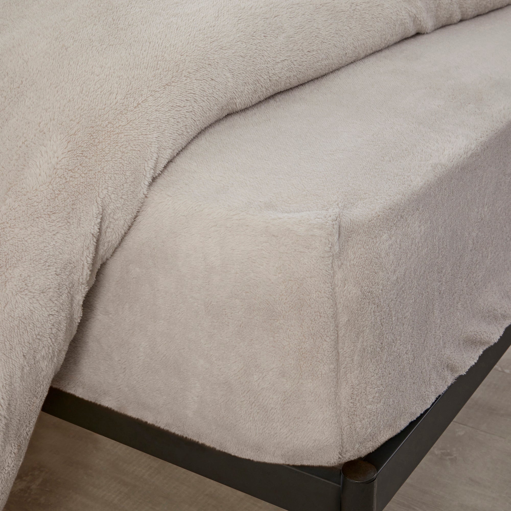 Teddy Bear Fitted Sheet Grey