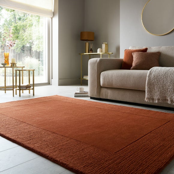 Boston Wool Border Rug