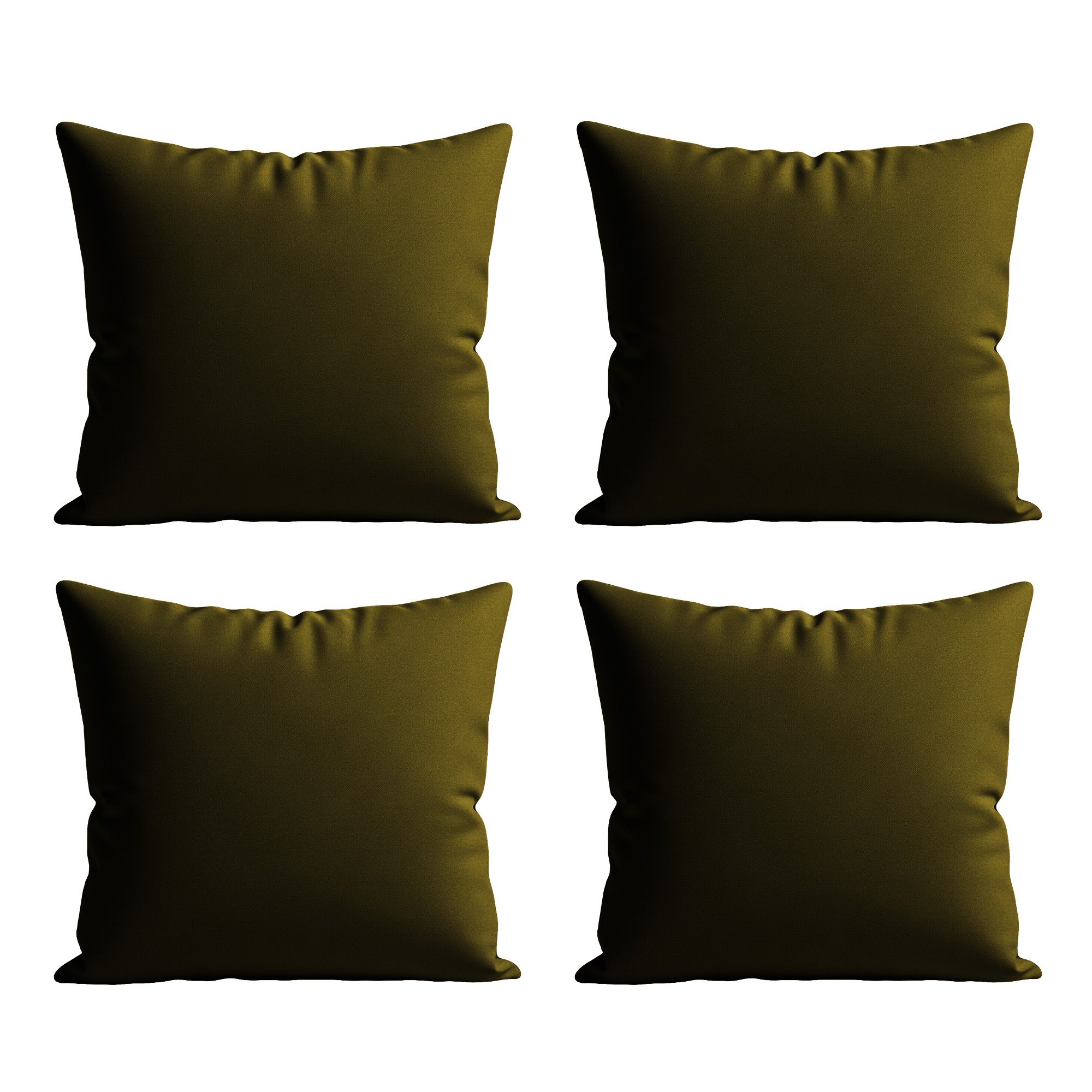Snug City Waterproof Outdoor Garden Patio Cushion Cover & Inner Square Pack Of 4 in Brown