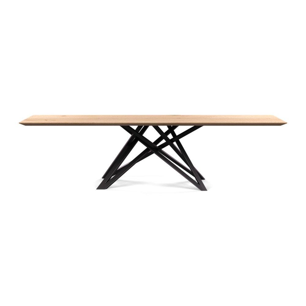 Heal's Vienna Dining Table 280x90cm Blonde Oiled Oak Chamfered Edge Not