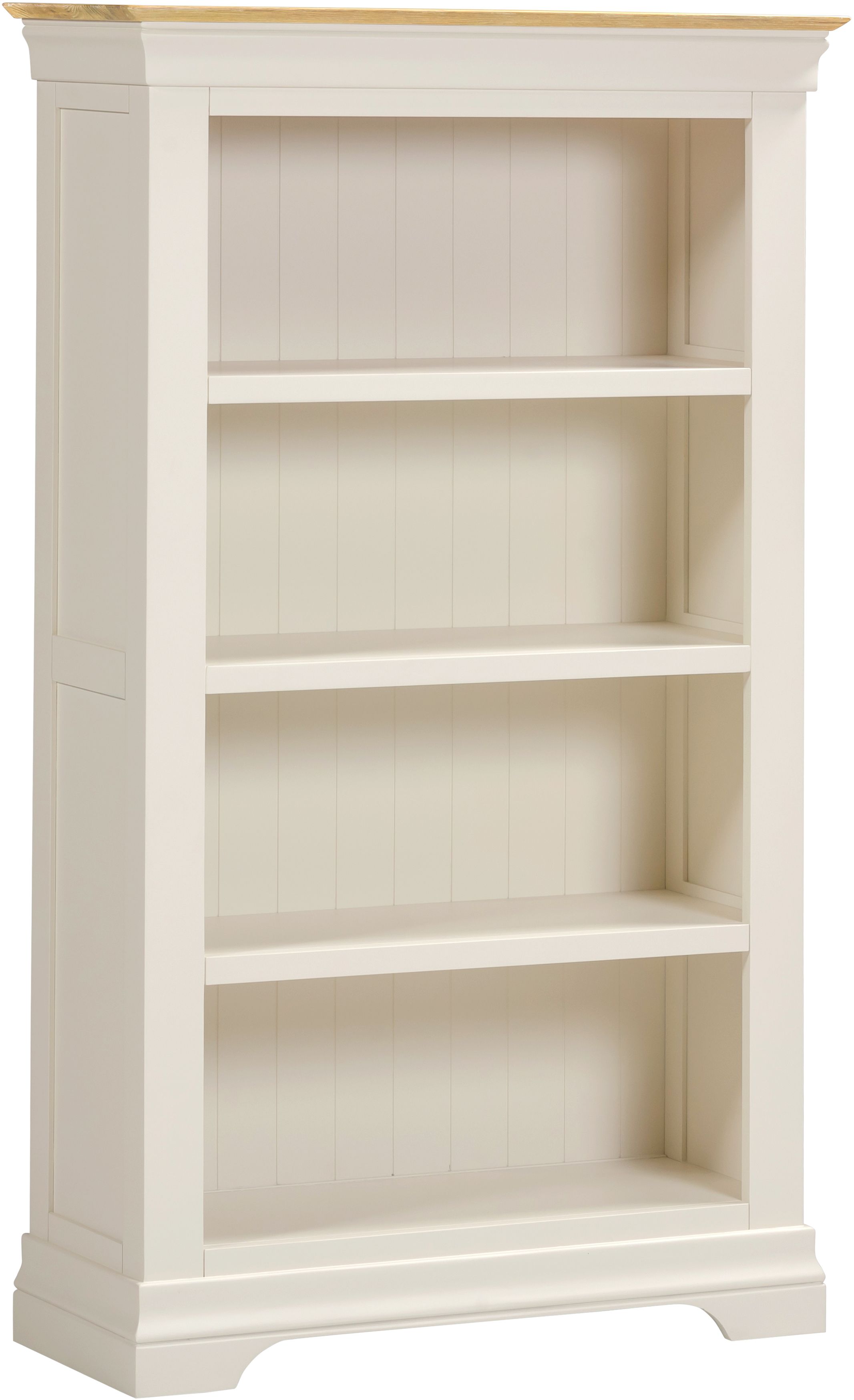 Seconique Bordeaux Bookcase (Fully Assembled) in Ivory 2