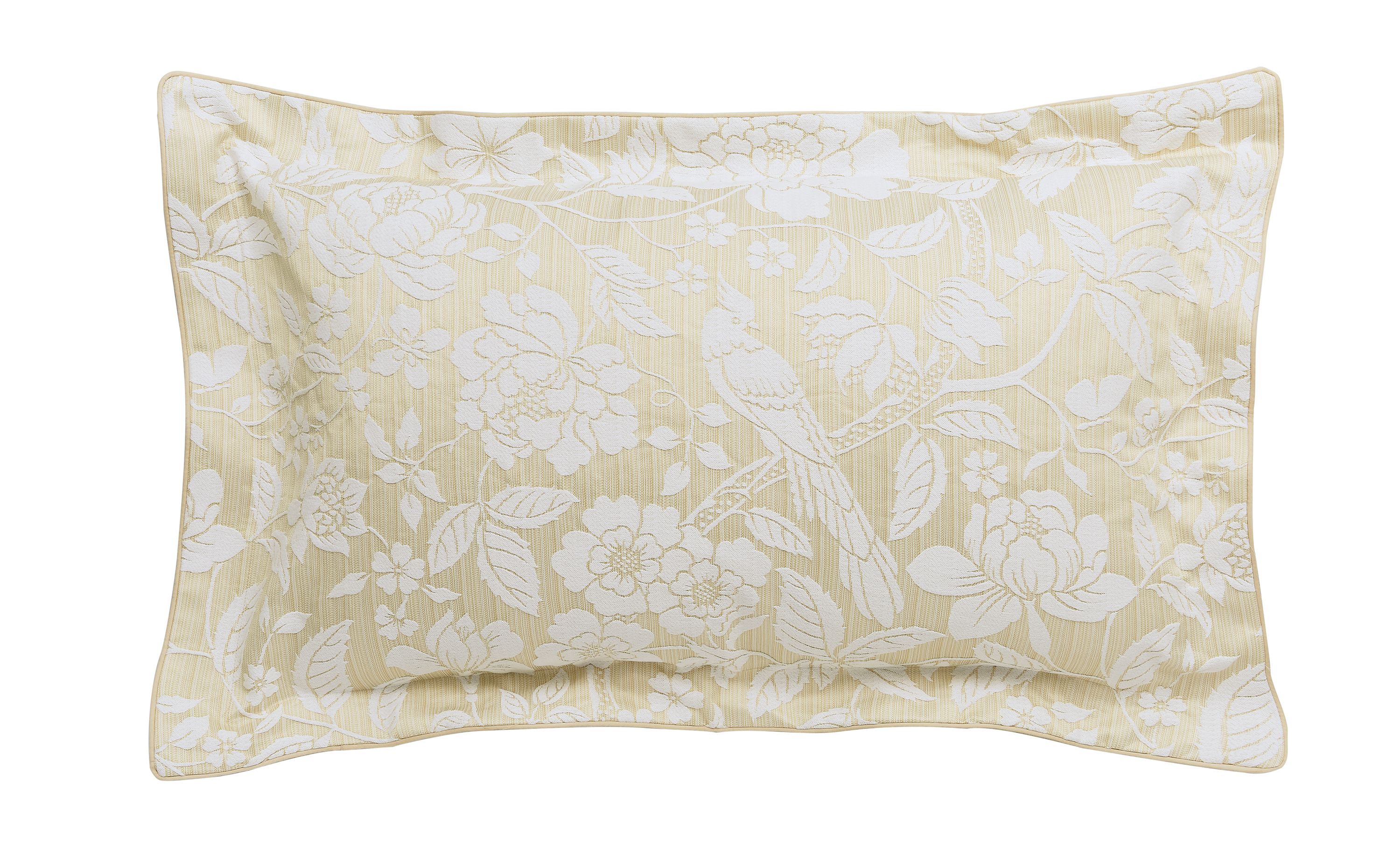 Sanderson 'Pyramus' Cotton Duvet Cover Set in Gold 3