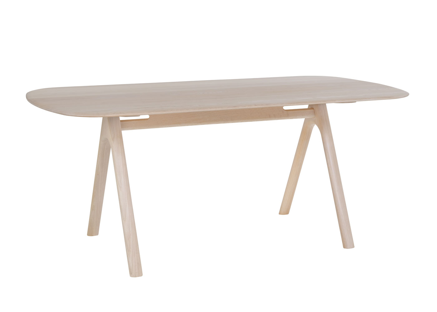 Ercol Corso Medium Dining Table Whitened Ash