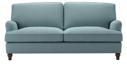 Bluebell 3 Seat Sofa Bed in Lagoon Brushed Linen Cotton - sofa.com