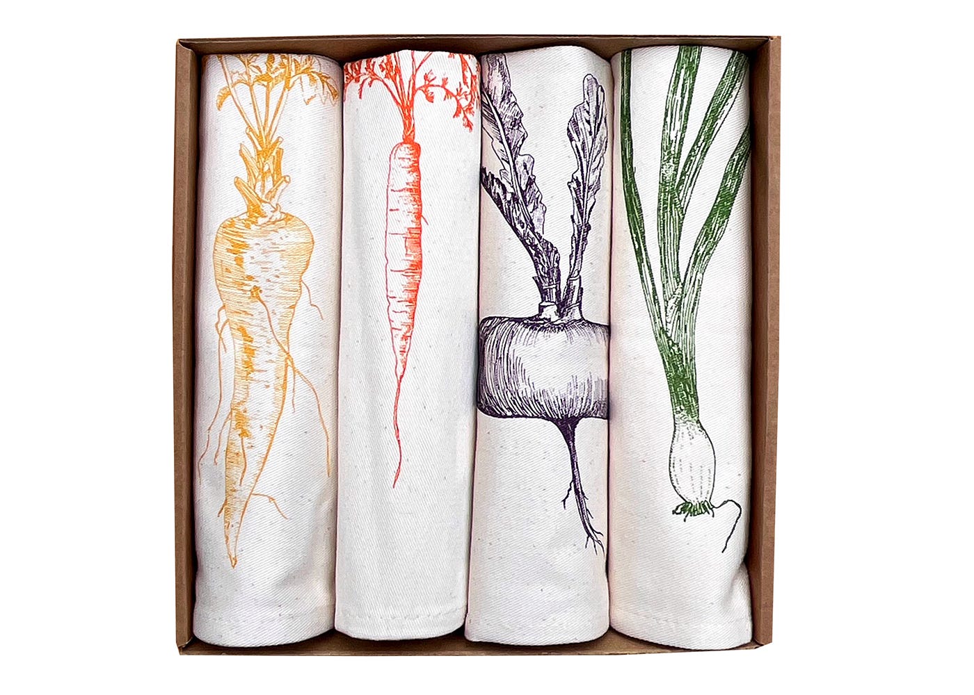Lottie Day Mixed Vegetable Napkin Gift Set