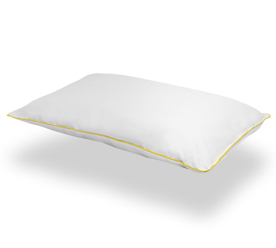 Set of 2 Foamex Shredded Foam Pillows - White - Fabric
