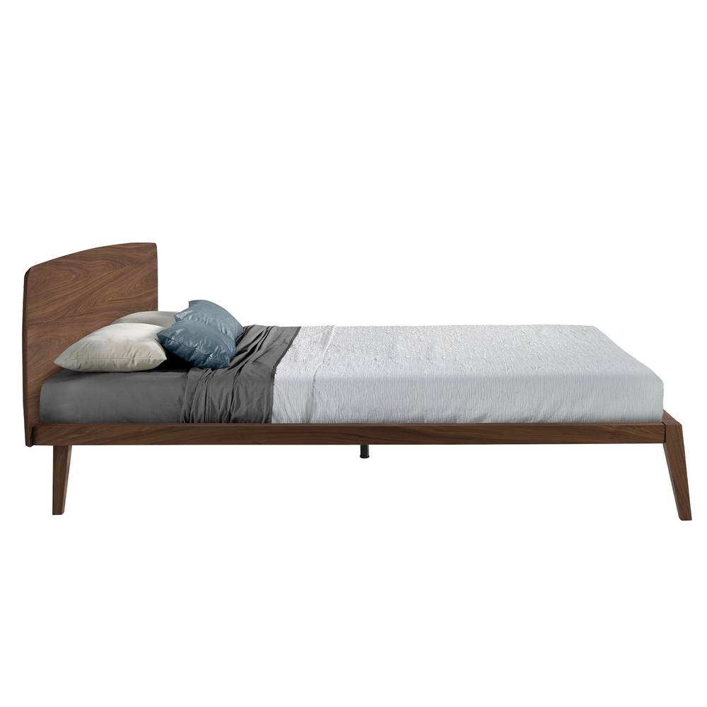 Angel Cerda Walnut Veneer Double Bed Model (160x200 cm) 6
