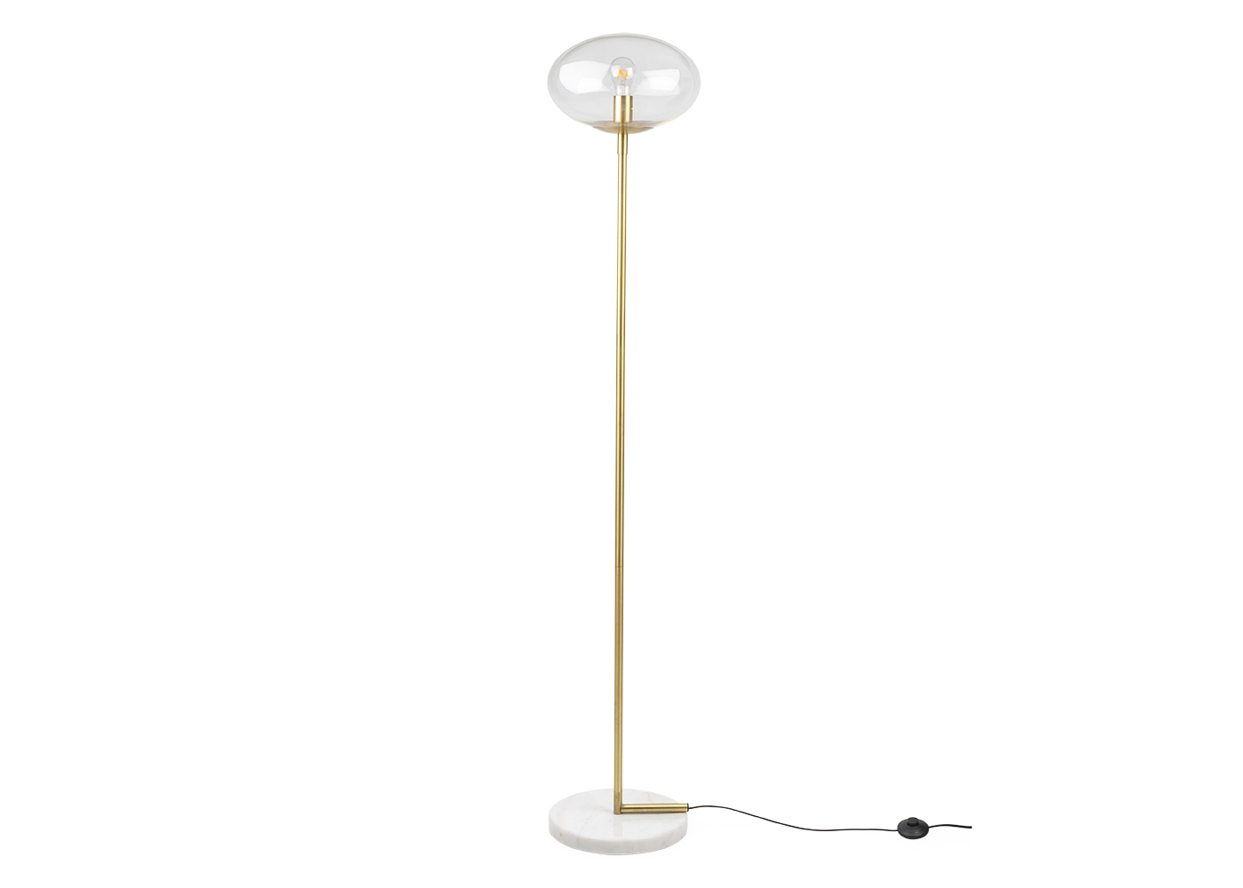 Heal's Joule Floor Lamp Glass Straight Clear