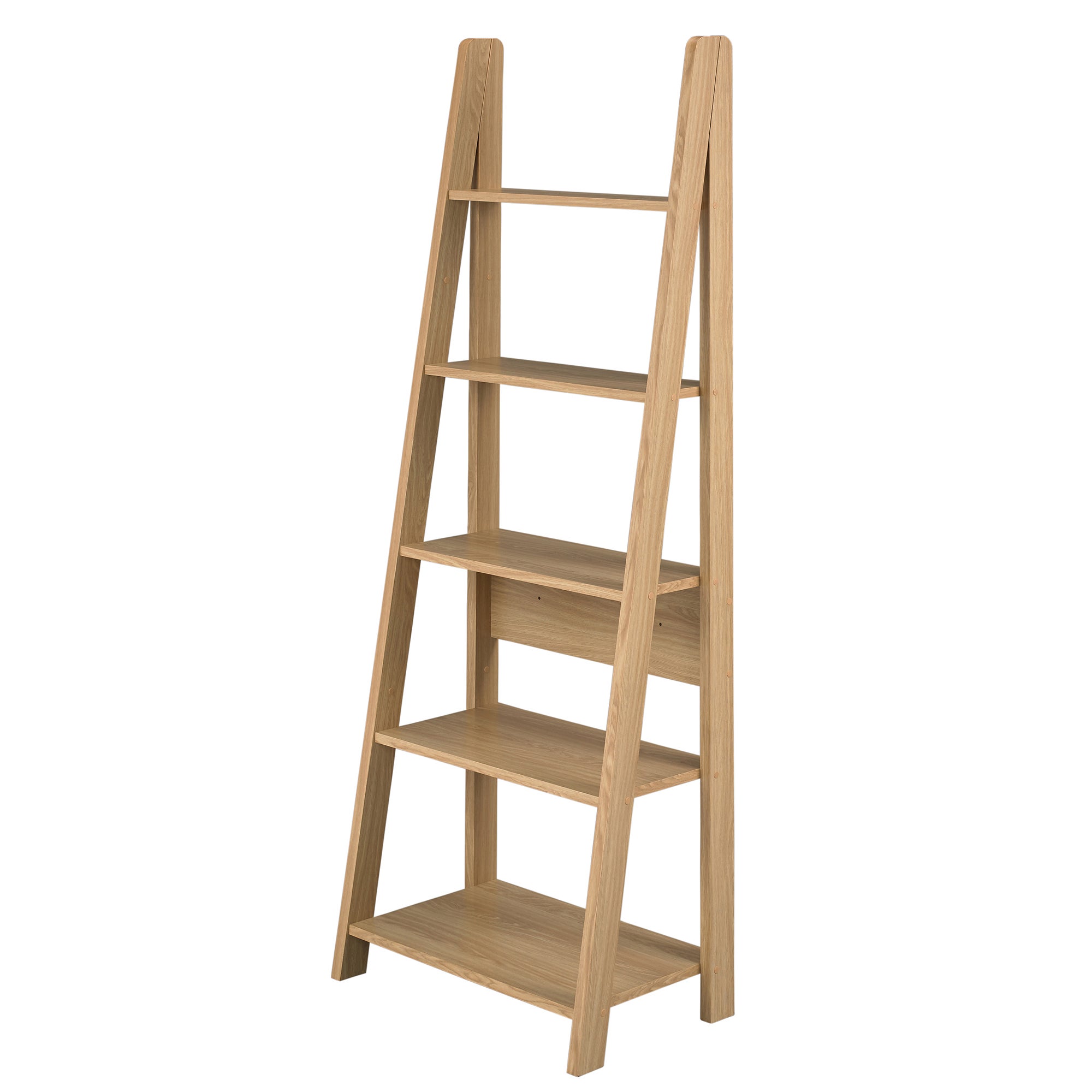 Tiva Ladder Bookcase Brown