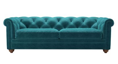 Patrick 3 Seat Sofabed in Neptune Smart Velvet - sofa.com
