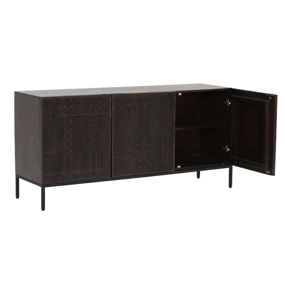Inca 3 Door Sideboard