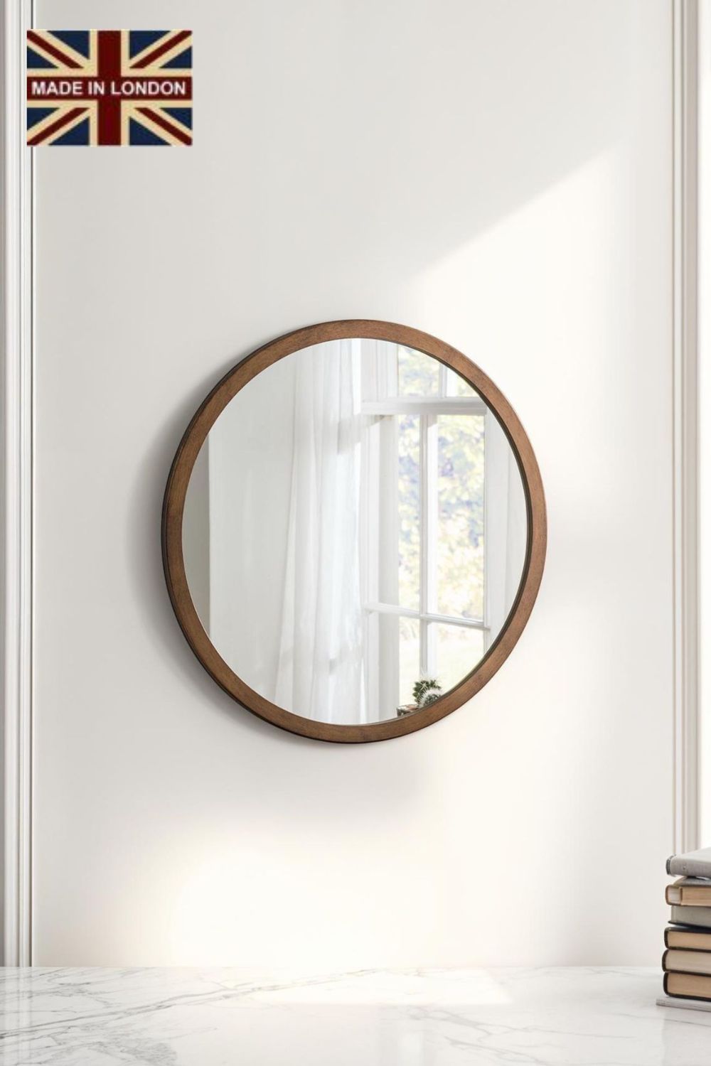 Yearn Mirrors Round Wall Mirror Bronze 60cm