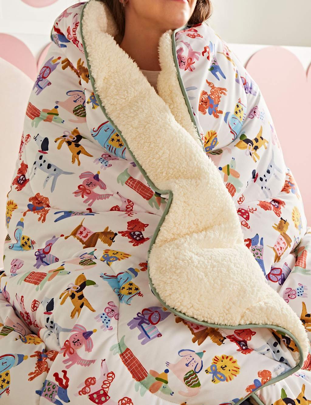 Night Lark Fleece Eleanor Bowmer Throw Multi